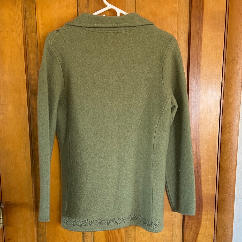 Pendleton Green Embroidered Suit Jacket - image 3